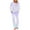 Light Blue#2, variant on Tnhcen Spring Long Sleeve Pajamas For Women Set Casual Sleepwear Outfits Loose Top And Pants Pjs Nightwear