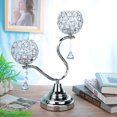 thumbnail image 2 of Portavelas, Centros De Mesa, Candelabro De Cristal Decorativo Para Mesa, Portavelas Para Decoración De Mesa De Comedor De Boda, 2 of 8