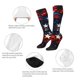 thumbnail image 3 of Balery Red Blue White Stars Calcetines novedosos Calcetines deportivos Calcetines hasta la rodilla Calcetines de algodón Calcetines originales y geniales, 3 of 6