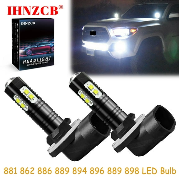 IHNZCB 2x High Power Led Headlights Fog Driving Lights Bulb 100w,881 862 886 889 894 896 889 898,Y01