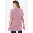 thumbnail image 2 of Woman Within Plus Size 7-Day Embroidered Pointelle Tunic, 2 of 6