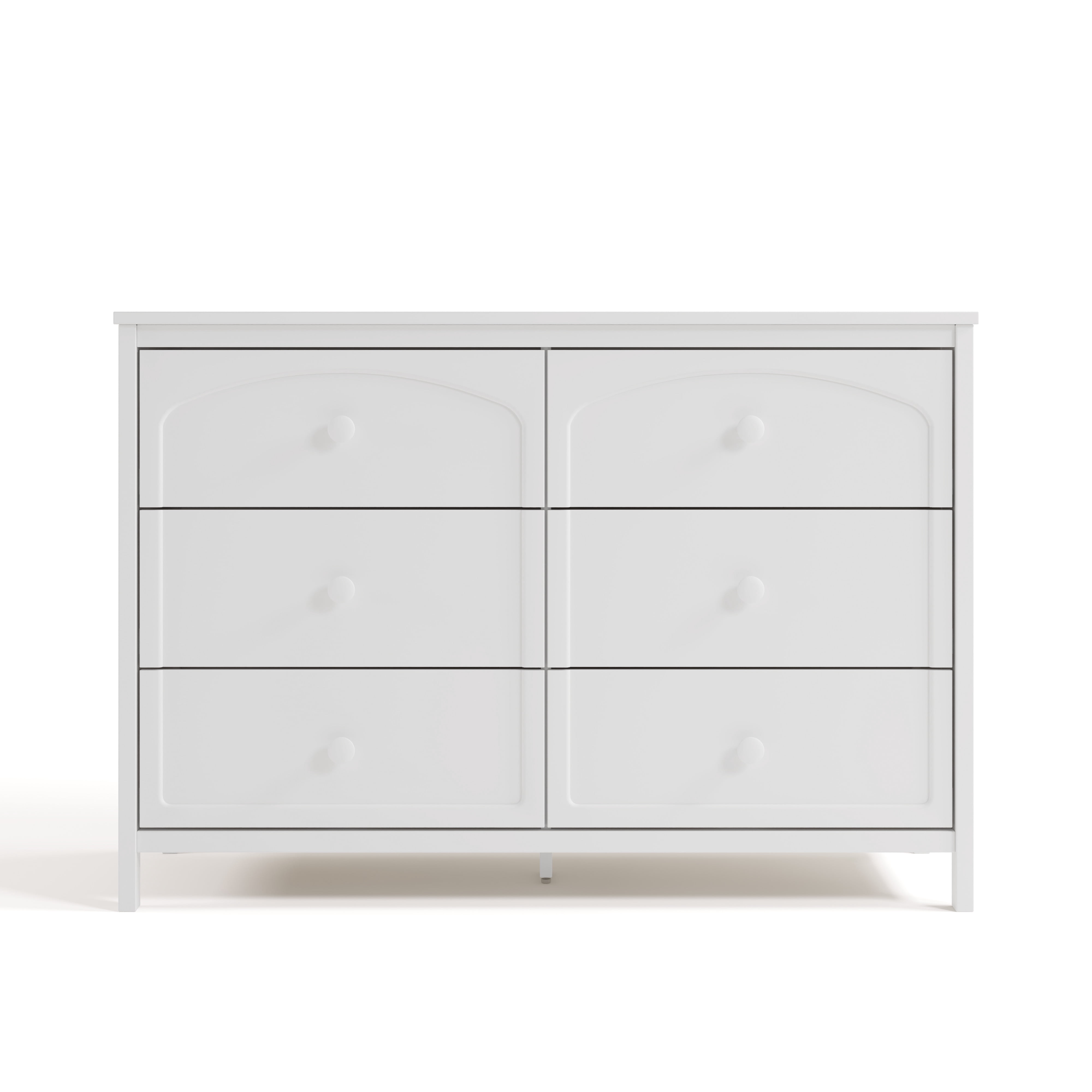 Graco Olivia 6 Drawer Double Dresser, White
