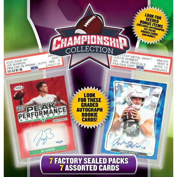 2020 NFL Football Trading Cards Championship Collection Mega Box 7