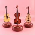 thumbnail image 3 of Wovilon Centerpiece Table Decorations Table Decorations For Living Room Mini Violin Music Box Musical On Stand Ornaments Exquisite Desk Gift, 3 of 4