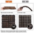 thumbnail image 2 of Alden Design 12” x 12” Interlocking Wood Flooring Tiles for Deck, Pack of 27, Brown, 2 of 11