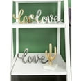 thumbnail image 4 of CosmoLiving by Cosmopolitan Love Aluminum Decorative Sign, 3-Pieces, 4 of 9