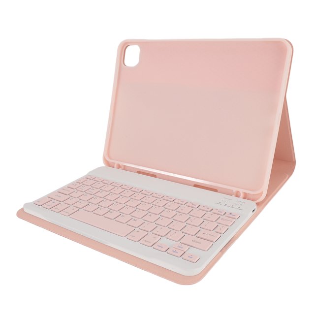 Étui avec Clavier pour Tablette IOS Pro 11 2024 M4, Clavier Détachable avec Étui de Protection en Cuir PU