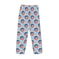 thumbnail image 5 of Goofa Donut with the USA Fag Printed Soft Pajama Pants for Men, Wide Leg Comfy Casual Lounge Yoga Pants-Small, 5 of 9