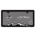 thumbnail image 1 of Mountain License Plate Frame Bracket (White on Black), 1 of 4