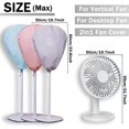 thumbnail image 2 of SHAR 3 Pack Fan Dust Cover All-inclusive, Round Electric Fans Protective Cover, Floor Standing Fan Cover Protector, for Standing Floor Fans, 2 of 5