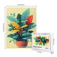 thumbnail image 4 of 500 PCS Charm Flower Potted Plant 500 Piece Puzzle For Adults,Creative Activity Hobbies For Adults,Experience The Vitality Of Flowers,Enjoy The Puzzle Solving Process,Classic Flower Wooden Puzzle, 4 of 6