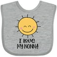 thumbnail image 3 of Inktastic Sunshine I Love My Nonna Boys or Girls Baby Bib, 3 of 4