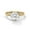 Rose, variant on Classic Solitaire Round Cut White Moissanite Engagement Ring, 14K Gold Plated