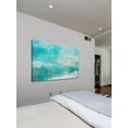 thumbnail image 4 of "Aqua Surf" Painting Print on Wrapped Canvas, 4 of 7