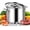 7.87*7.87IN, variant on Heavy Duty Stainless Steel Stock Pot with Lid, 9.5-74 QT Tri-Ply Base Large Induction Cooking Soup Pot, Commercial Grade Saucepot for Seafood Boil, Canning, Tamale, Lobster