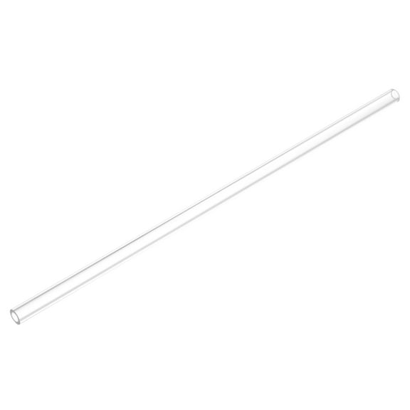 Uxcell Clear Rigid Tubing 6mm(1/4") x 10mm(0.39") x 1Ft Length Round Plastic Polycarbonate Tube