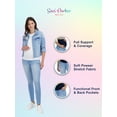 thumbnail image 7 of Savi Parker Women’s Maternity Jeans Over The Belly - Pregnancy Must Haves Fall and Winter Maternity Clothes (L, Savannah Wash), 7 of 7