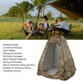 thumbnail image 3 of Pop Up Tent, Leaf Pattern Outdoor Shower Tent Light Weight  for Fishing, 3 of 7