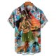 thumbnail image 3 of Camisetas gráficas de Cristo Jesús para hombres, ropa, camisas hawaianas estampadas en 3D, camisetas de playa de manga corta, blusas Y2K, ropa vintage, blusas con solapa, 3 of 5