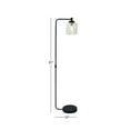thumbnail image 4 of DecMode Black Metal Traditional Floor Lamp 61", 4 of 8