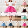 thumbnail image 4 of mgoYE Toddler Girls Tutu Skirt Layered Tulle Ballet Skirt Princess Dress Up Skirt for Kids, 4 of 5