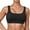 E-Black317, variant on Women Sports Bra Women Swimsuit Bathing Bra Bikini Tops O-Neck Swimwear Classic Solid Color Push Up Brassiere Bralette