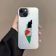 thumbnail image 3 of Funda trasera de teléfono a prueba de golpes mate caramelo para mapa de la bandera de Palestina iPhone 15 14 13 12 11 Pro Max X XR XSMAX 8 7 Plus, 3 of 5