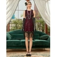 thumbnail image 2 of PrettyGuide Women's 1920s Gatsby Dress Sequin Beaded Vintage Art Deco Fringed 20s Flapper Party Dresses, 2 of 8