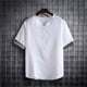 thumbnail image 1 of pstuiky camisetas de hombre, Camisa informal de manga corta con cuello en V para hombre, cómoda y a la moda. camisetas de hombre xxxl, 1 of 4