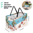 thumbnail image 2 of Santa Claus Large Capacity Reusable Foldable Oxford Cloth Shopping Bag Storage Basket, 2 of 7
