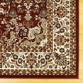 thumbnail image 2 of Gertmenian Majestic Vernon Traditional Border Medallion Floral Red Indoor Area Rug, 2x8 Runner, 2 of 4