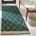 thumbnail image 2 of SAFAVIEH Natural Fiber Ingram Geometric Area Rug, Dark Green/Natural, 5' x 8', 2 of 9