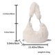 thumbnail image 5 of Bolso Bandolera Hugtrwg con cadena para mujer Liso y suave Tipo Cartera blanco, 5 of 9