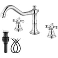 thumbnail image 5 of Zovajonia Widespread Bathroom Sink Basin Faucet Waterfall 2 Handle 3 hole Vanity Mixer Tap, 5 of 10