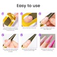 thumbnail image 5 of RAGUPEL Nailforms for Gel Builder Self Adhesive Nail Extension Stickers for Poly Nailgel and Acrylic with Tip Sculpting Nail Forms Nail Art for Home&Salon (100), 5 of 7