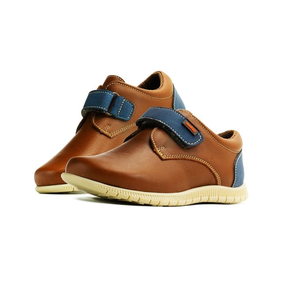 Zapato Casual Audaz Niño Antiderrapante Café Claro 13-18
