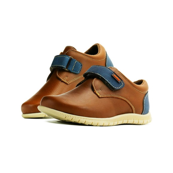 Zapato Casual Audaz Niño Antiderrapante Café Claro 13-18