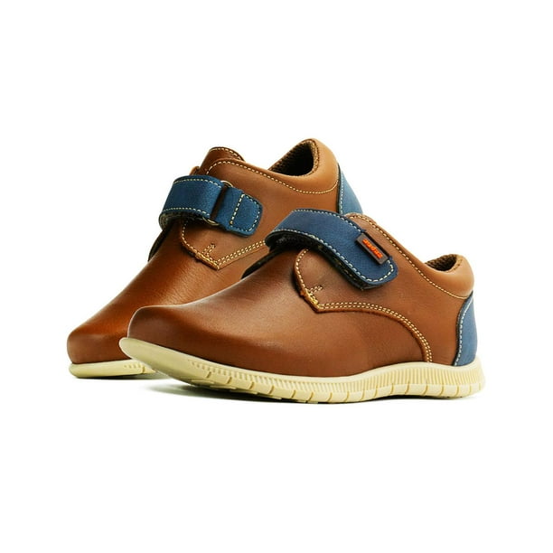 Zapato Casual Audaz Niño Antiderrapante Café Claro 13-18