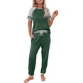 thumbnail image 1 of Ensembles de Survêtement pour Femmes 2 Pcs Ensembles de Sport pour Femmes Ensembles de Pyjamas avec Jogger, 1 of 5