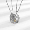 thumbnail image 2 of Sun Couple Necklace Couple Necklace Pendant Project Necklace, Silver, 2 of 2