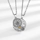 thumbnail image 2 of Sun Couple Necklace Couple Necklace Pendant Project Necklace, Silver, 2 of 2