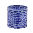 thumbnail image 5 of DecMode 9", 7", 6"H Handmade Indoor Outdoor Blue Porcelain Planter (3 Count), 5 of 8