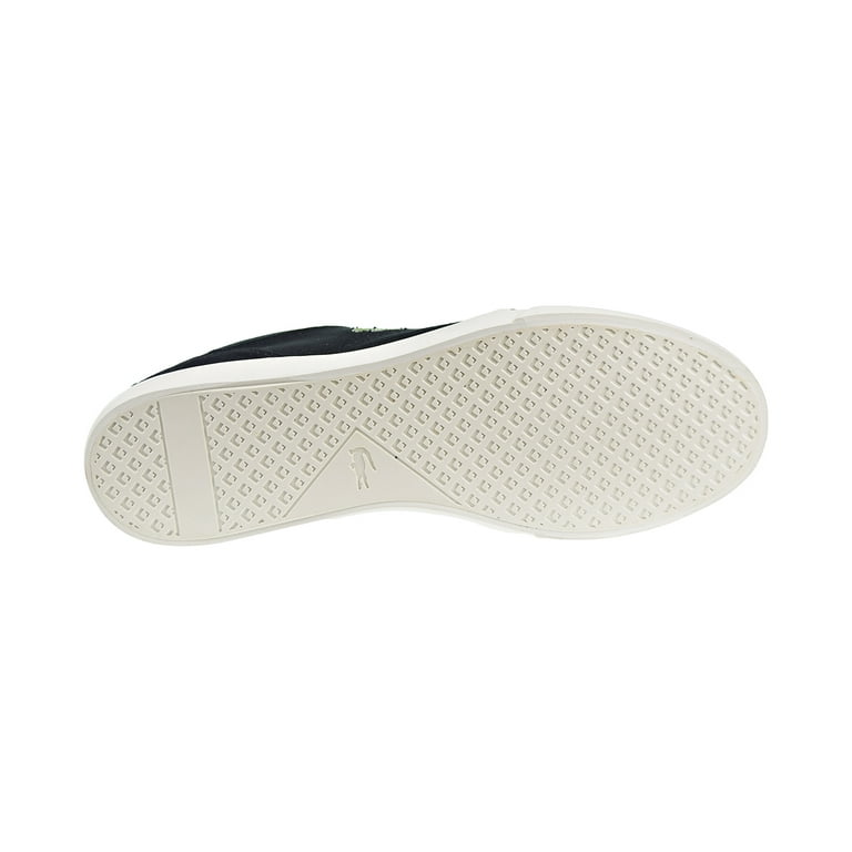 Lacoste Men's Black / Off White Ankle-High Canvas Sneaker - 11.5M - Walmart.com