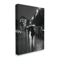 thumbnail image 3 of Walking In Rain Urban Buildings Town & City Photograph Gallery Wrapped Canvas Print Wall Art, 3 of 7
