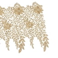thumbnail image 4 of Adorno de apliques de encaje huecas por 1 yarda para manualidades decoradas con bricolaje traje de costura de noche Oro Soledad Borde de encaje de flor hueca, 4 of 7
