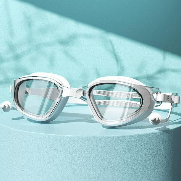 Gafas de natación Colamx con tapón para los oídos impermeables cómodas