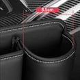 thumbnail image 6 of Car Leather Cup Holder Gap Bag, 2025 New Universal Car Seat Gap Storage Box, Adjustable Gap Filler Organizer with Cup Holder for Glasses Phones Keys Cards (Driver+Passenger), 6 of 7