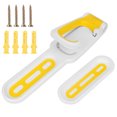thumbnail image 1 of Sonducket Soporte de pared para bicicleta de montaña, estante de almacenamiento plegable para bicicleta, colgador ahorrador de espacio, soporte Ciclismo Amarillo blanco, 1 of 6