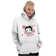thumbnail image 5 of Betty Boop Romantic Rebel Flirt Hoodie Sweatshirt Women Brisco Brands L, 5 of 6