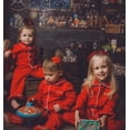thumbnail image 4 of Conjuntos de pijamas de franela de tartán para bebé, venta al por mayor, pijamas de Navidad a juego para familia, niño y niña, 2023, 4 of 4